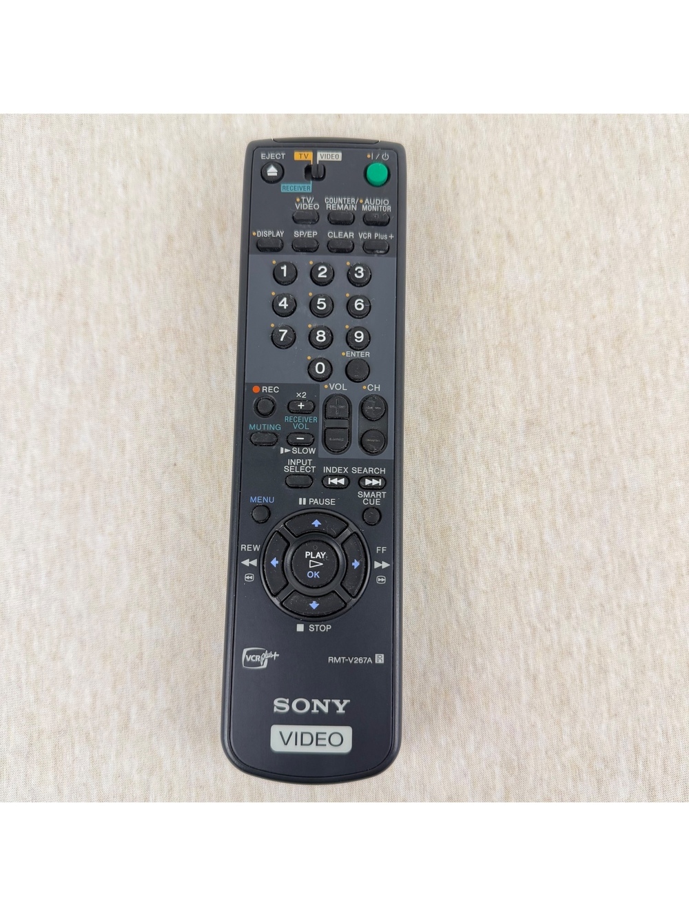 Sony RMT-V267A OEM VCR Remote Control SLV-789HF SLV-799HF Tested